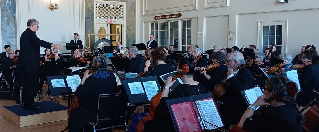 Waltham Philharmonic Orchestra. Photo source WPO Facebook.